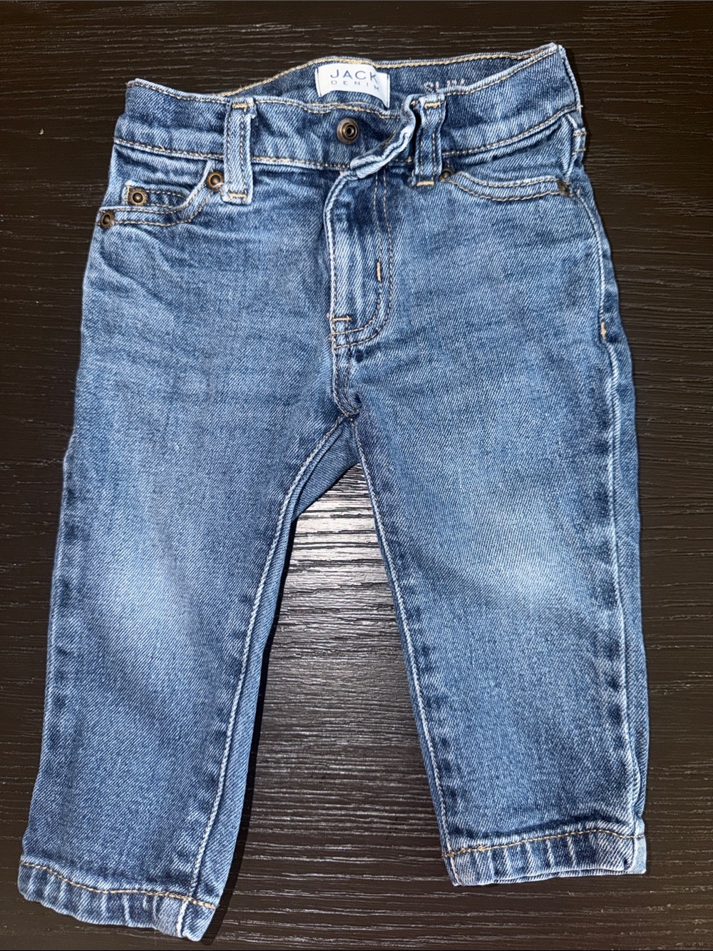 Janie and Jack Light Blue Kids Denim Jeans - Classic Straight